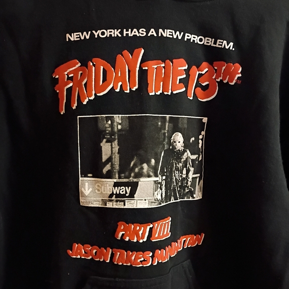 Black Friday the 13th Hoodie Size Small - Picture 2 of 5